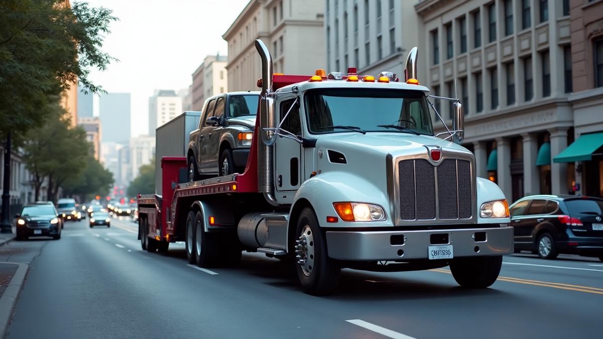 Commercial passenger van recovery in urban environment