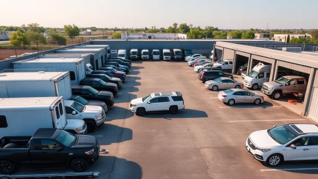 Secure vehicle storage facility with organized parking and professional storage services in Bay Area